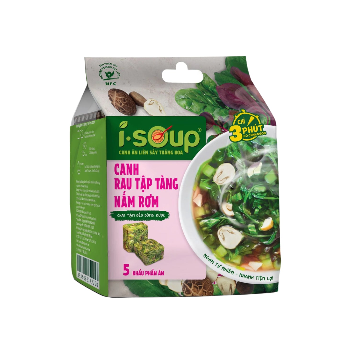I-SOUP Viên Canh Sấy Lạnh | Freeze Dried Soup Block