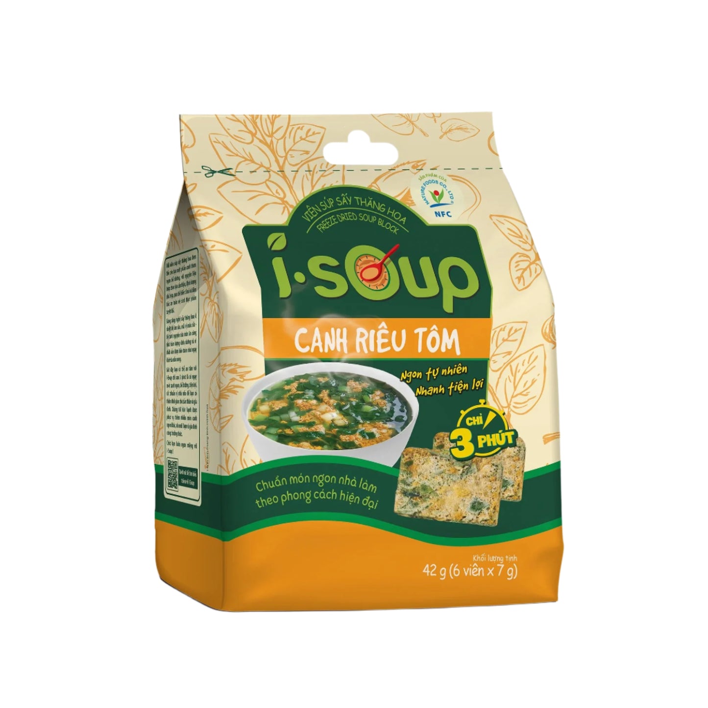 I-SOUP Viên Canh Sấy Lạnh | Freeze Dried Soup Block