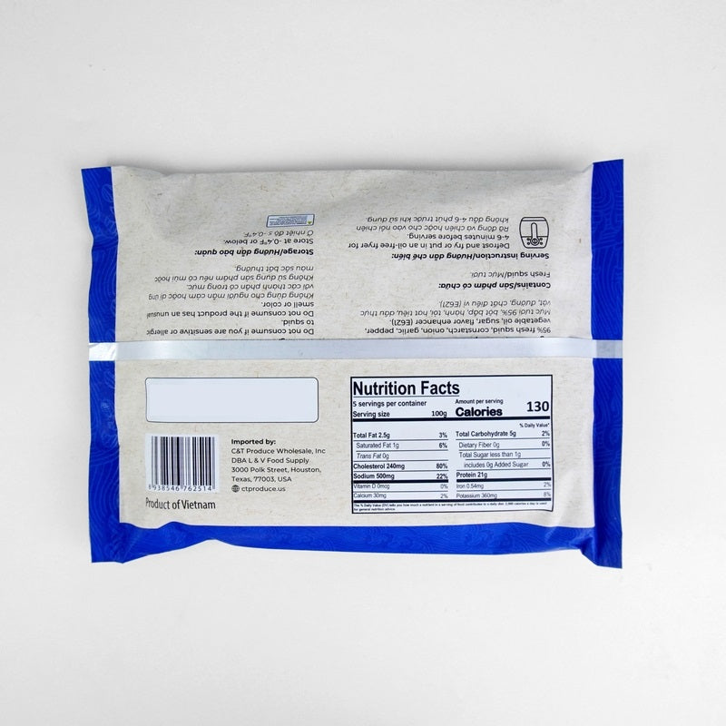 Chả Mực Hạ Long Chiên | Fried Squid Patties