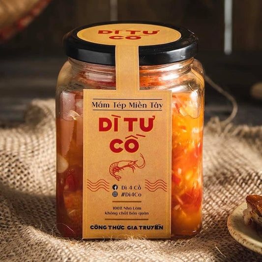 Mắm Tép Đu Đủ Dì Tư Cồ | Papaya Salad with Pickled Shrimp