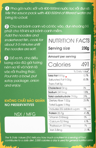 Bánh Canh Cá Lóc Cà Mèn | Rice Noodle with Snakehead Fish Soup