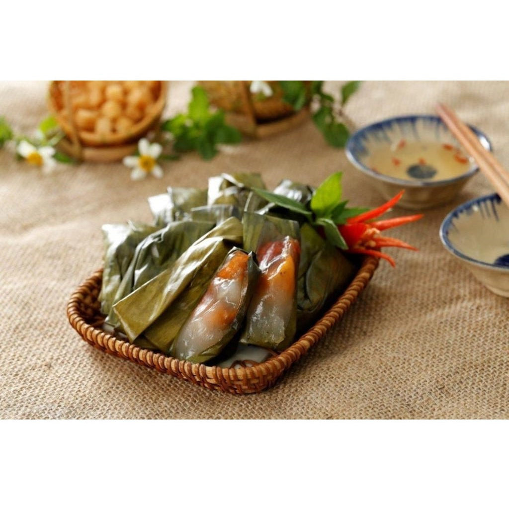 Bánh Lọc Tôm Thịt Chín | Steamed Tapioca Dumplings with Pork & Shrimp 10pcs