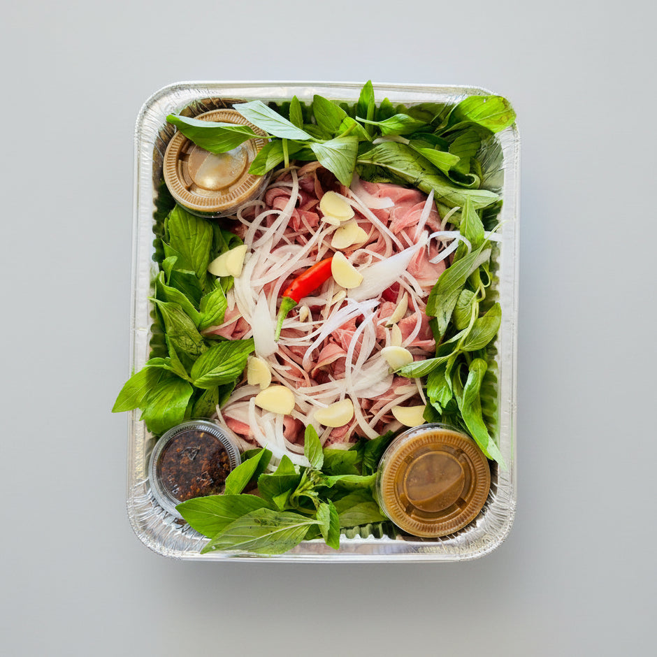 Bê Thui Mắm Nêm | Singed Calf with Fermented Anchovy Dipping Sauce