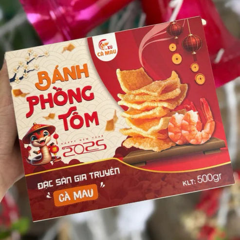 Bánh Phồng Tôm Gia Truyền Cà Mau | Shrimp Crackers 500g