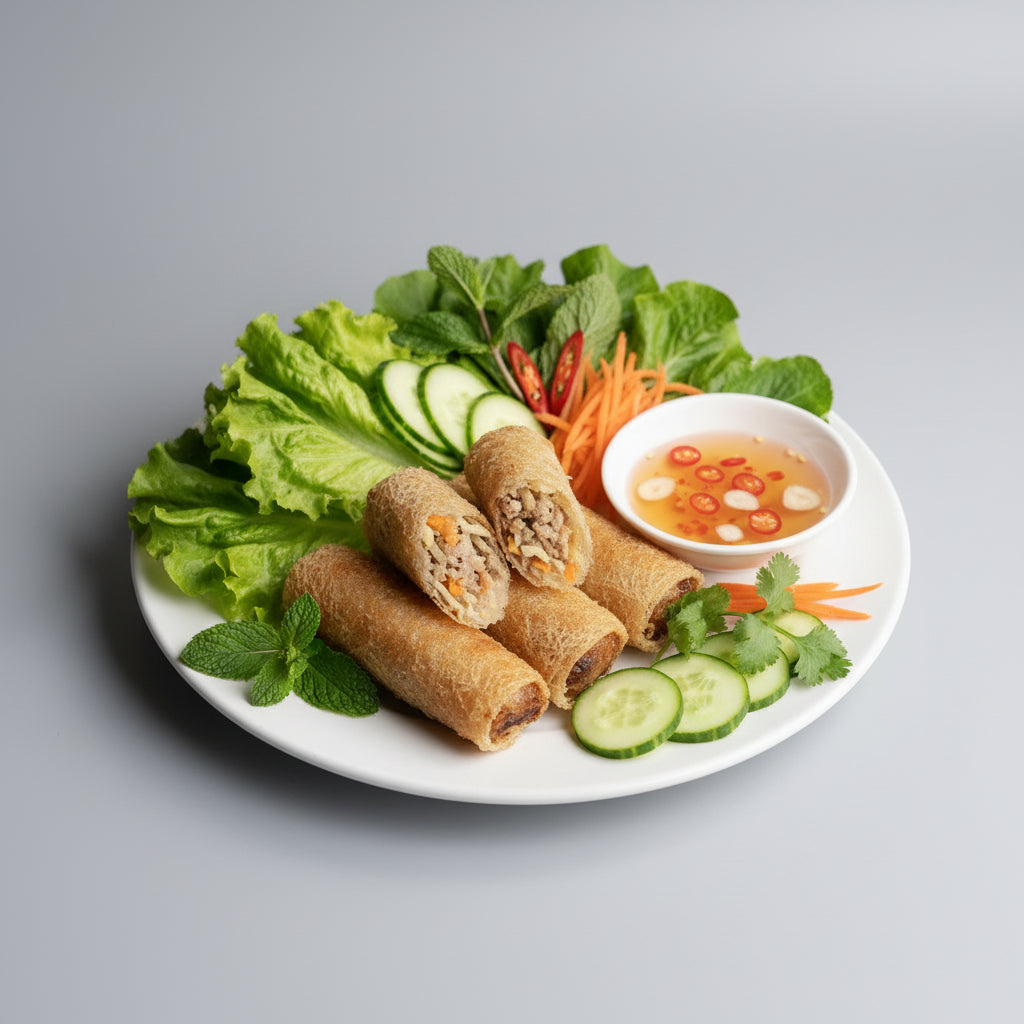 Chả Giò Tôm Thịt | Raw Shrimp & Pork Egg Rolls 50pcs