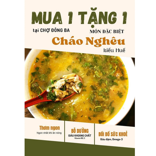 Cháo Nghêu/Hến | Hue's Style Clam Porridge