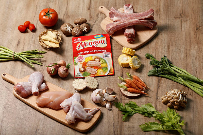 Hạt nêm Aji-ngon-Heo | Aji-ngon Seasoning 900g