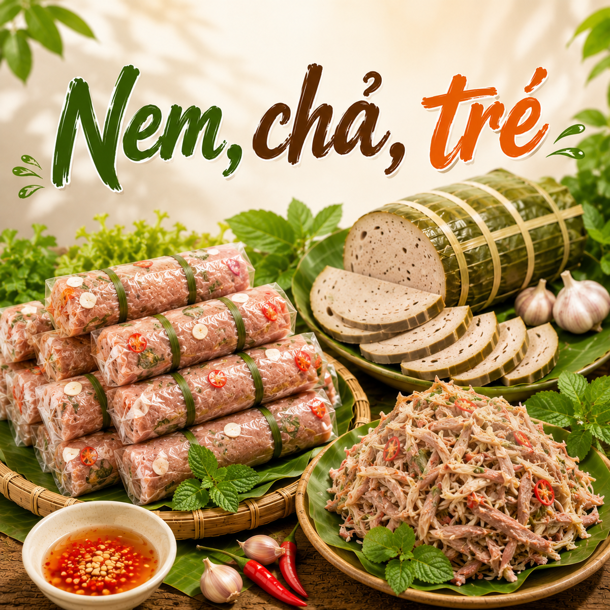 NEM, CHẢ, TRÉ