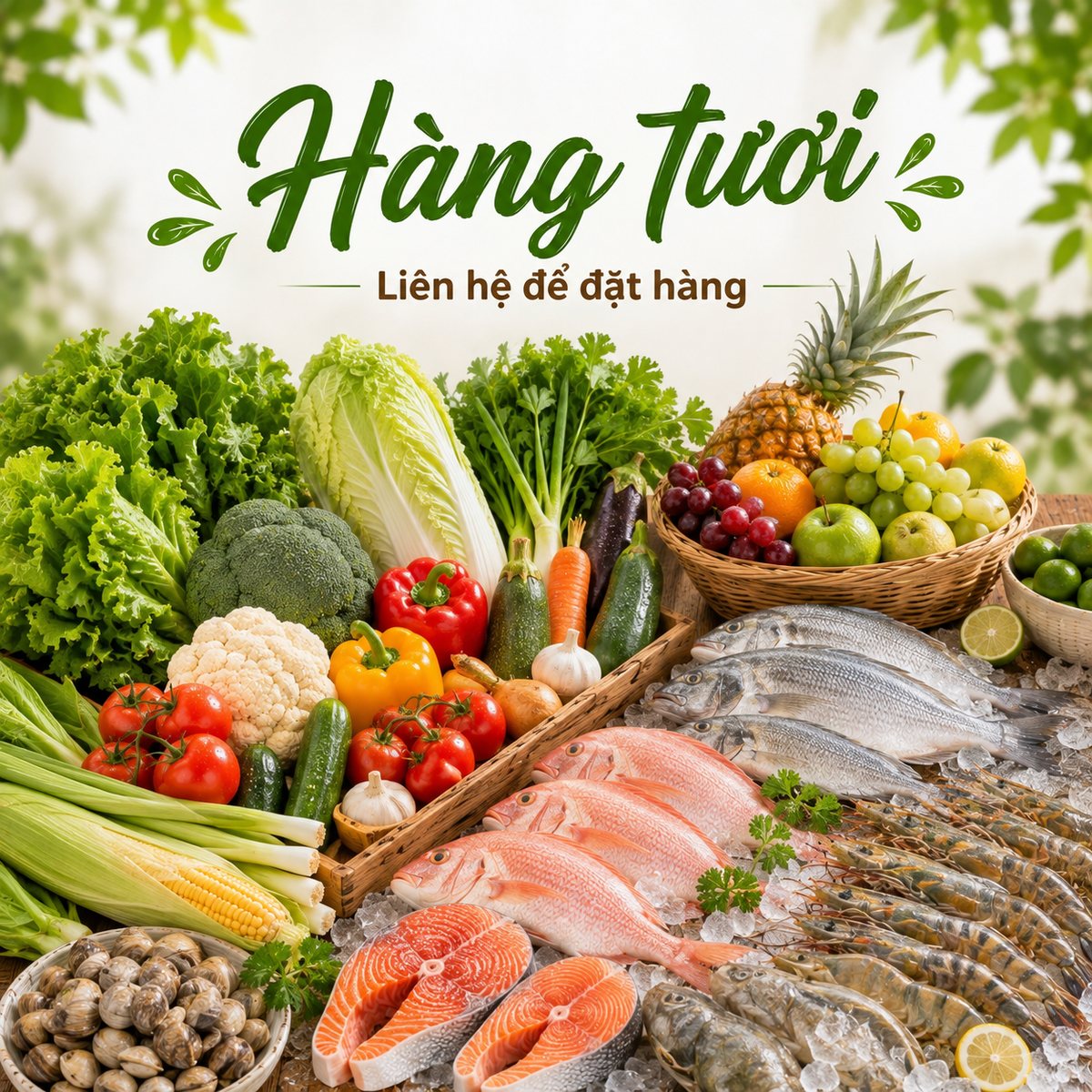 HÀNG TƯƠI (LIÊN HỆ ĐỂ ĐẶT HÀNG)