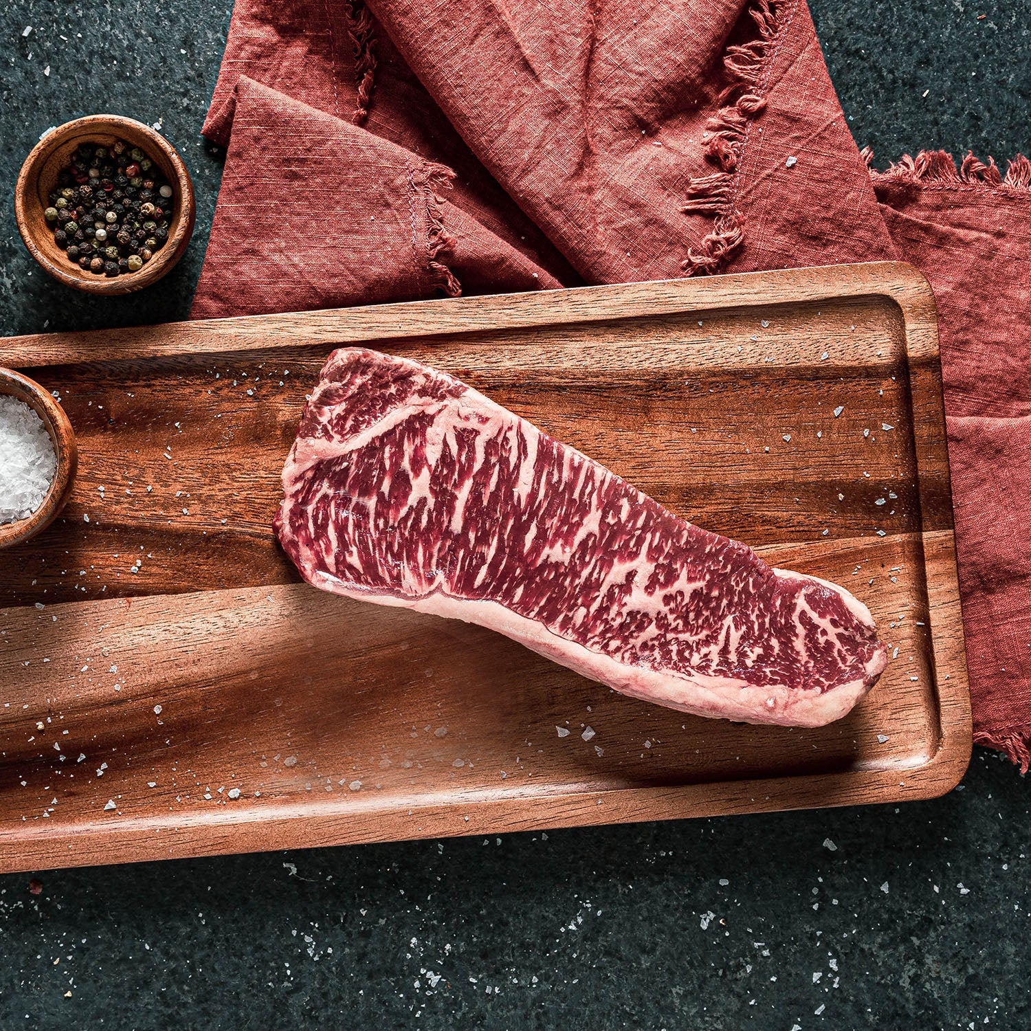 Bò Wagyu ÚC | Australian Wagyu Strip Steak 12oz