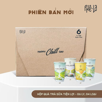 Phê La - Set 6 Ly Tiện Lợi | Instant Milk Tea