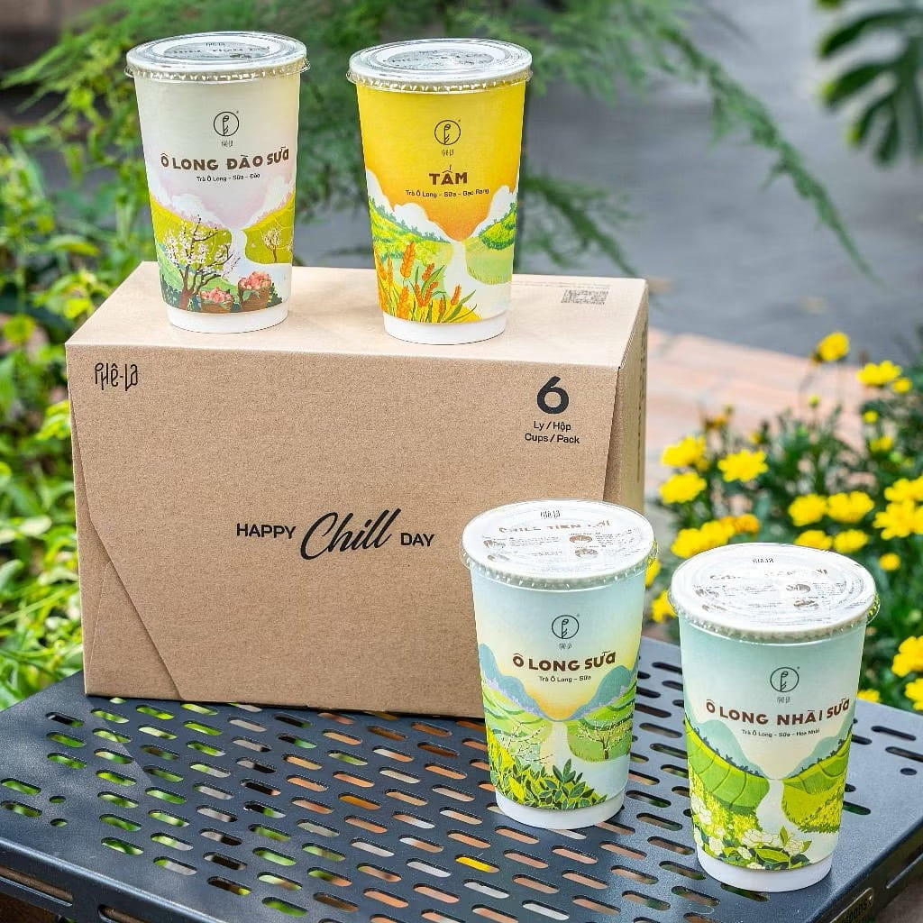 Phê La - Set 6 Ly Tiện Lợi | Instant Milk Tea