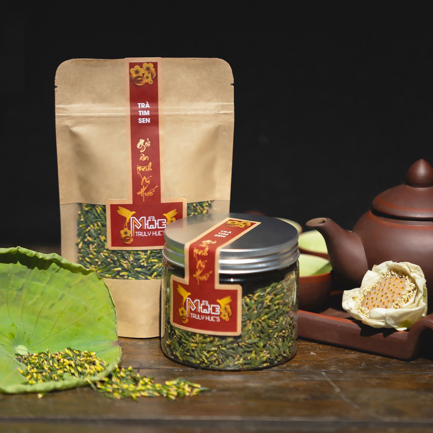 Trà Tim Sen | Lotus Embryo Tea 100g