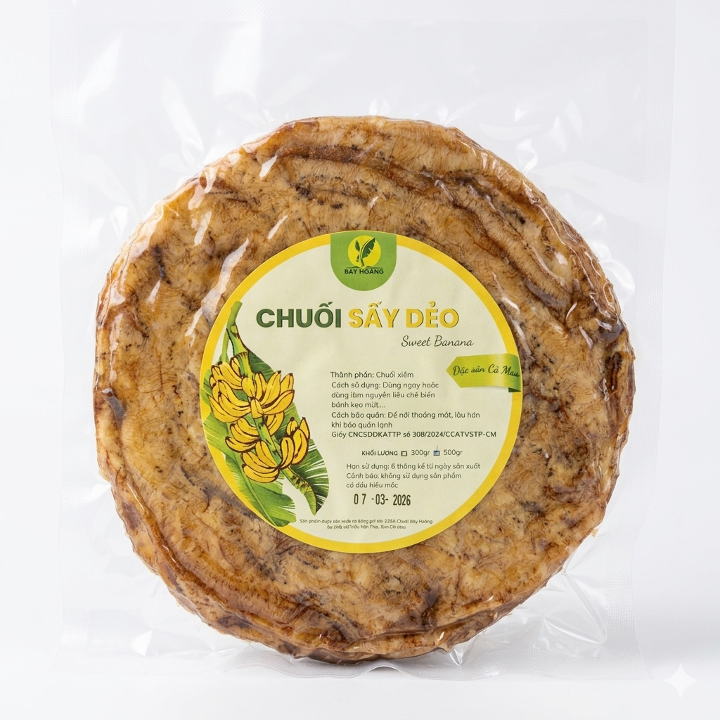 Chuối Sấy Dẻo | Soft Dried Banana 500g