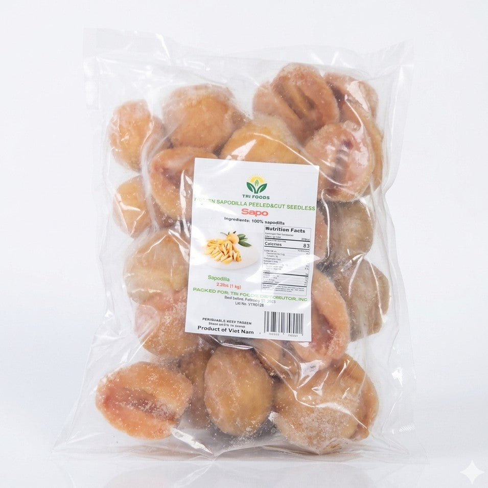 Sapoche/Hồng Xiêm | Frozen Sapodilla Peeled & Seedless