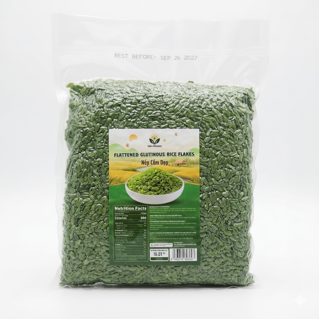 Nếp Cốm Dẹp | Flattened Glutinous Rice Flakes 450g
