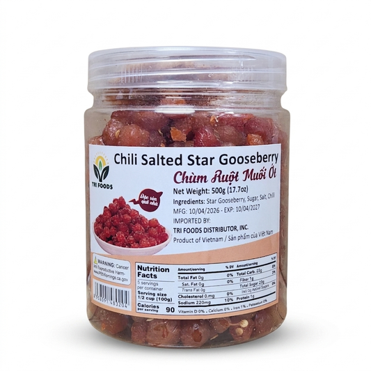 Chùm Ruột Muối Ớt | Chili Salted Star Gooseberry 500g