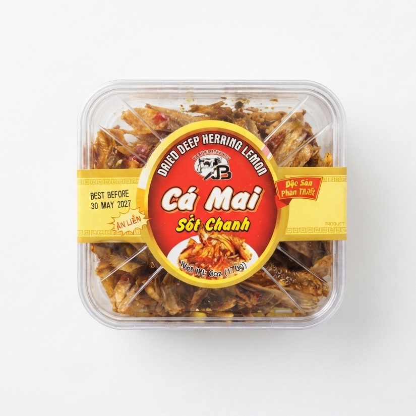 Cá Mai Sốt Chanh | Dried Deep Herring Lemon 170g