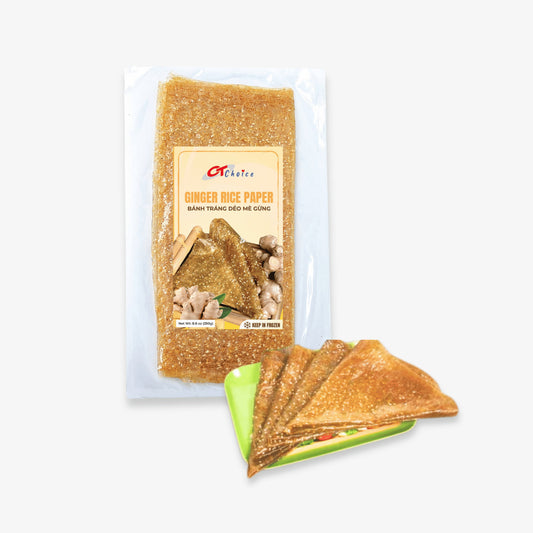 Bánh Tráng Dẻo Mè Gừng | Ginger Rice Paper 250g
