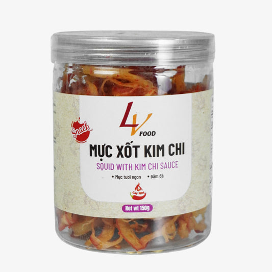 Mực Xốt Kim Chi | Squid with Kim Chi Sauce