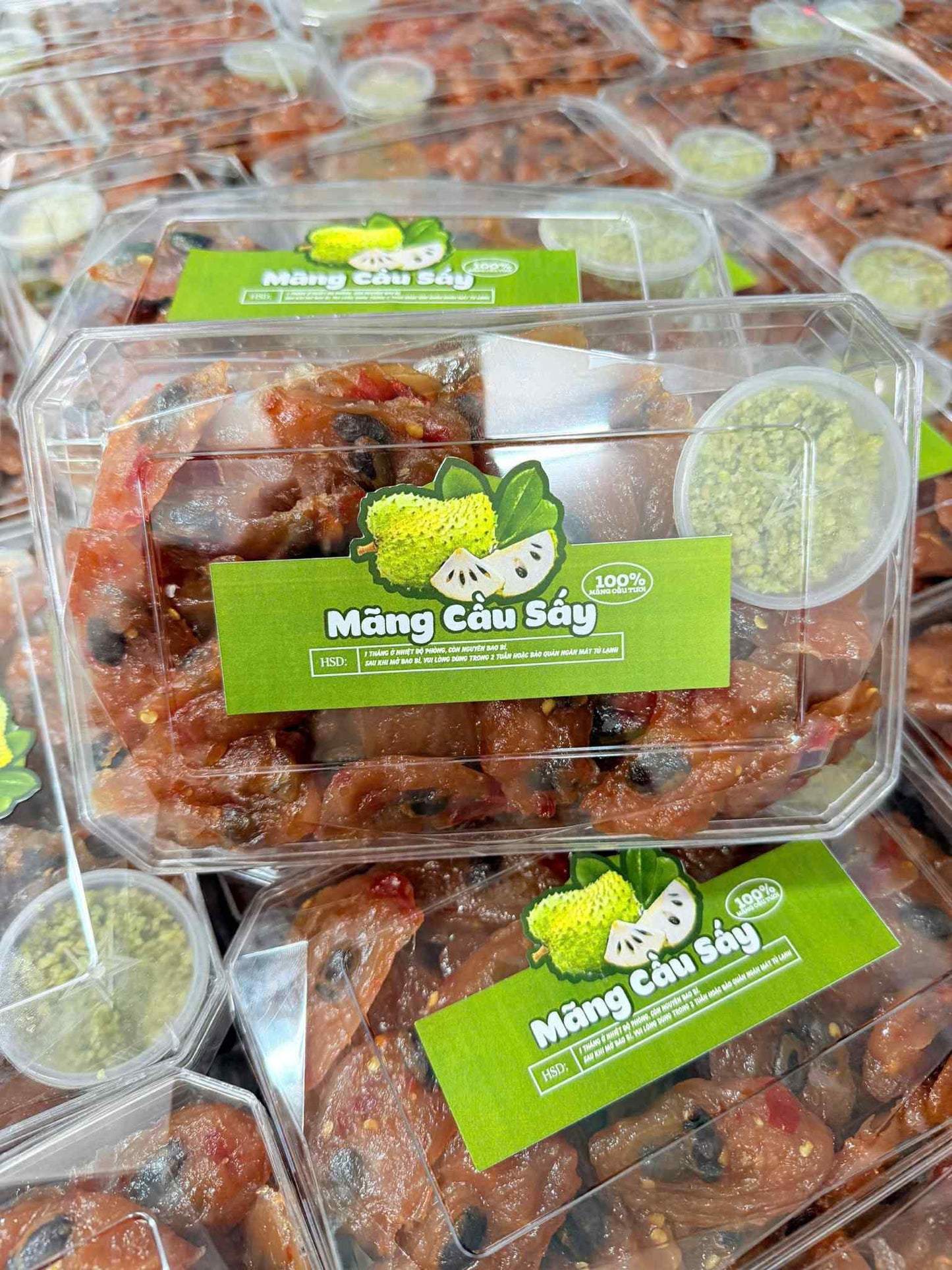 Mãng Cầu Sấy Muối Ớt Xanh | Dried Soursop with Green Pepper Salt