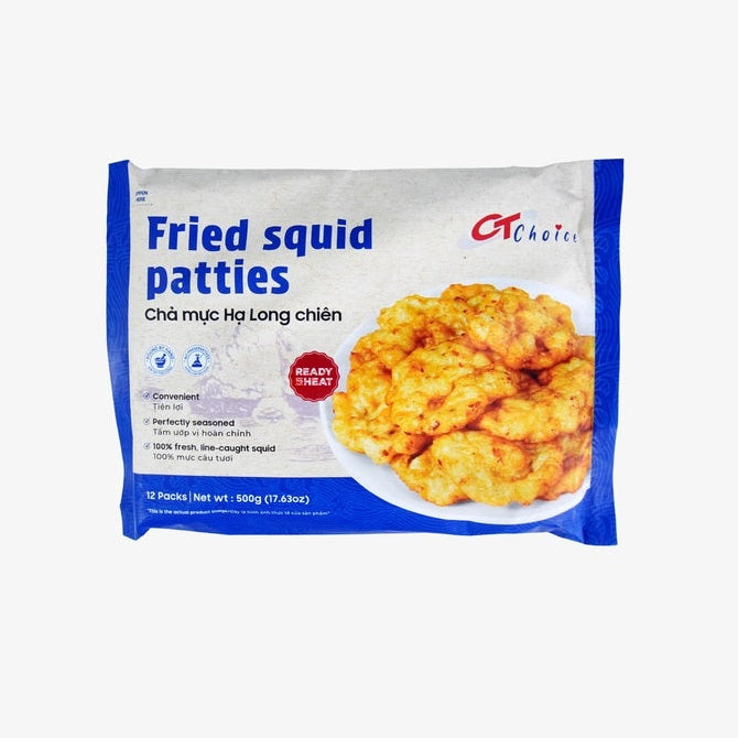 Chả Mực Hạ Long Chiên | Fried Squid Patties