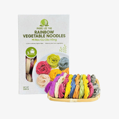Mì Rau Củ Cầu Vồng | Rainbow Vegetable Noodles