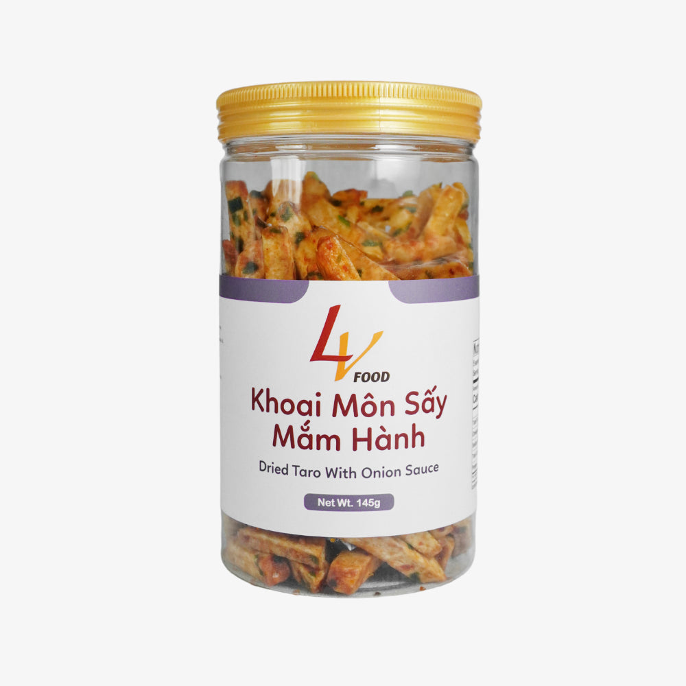Khoai Môn Sấy Mắm Hành | Dried Taro With Onion Sauce