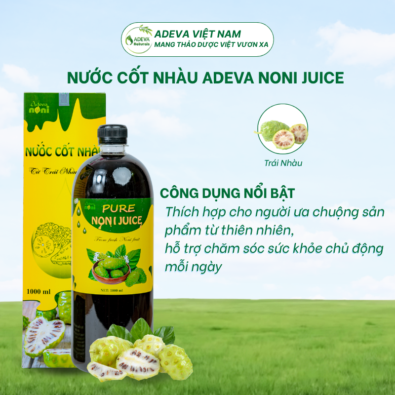 Nước Cốt Nhàu | Pure Noni Juice 1000ml