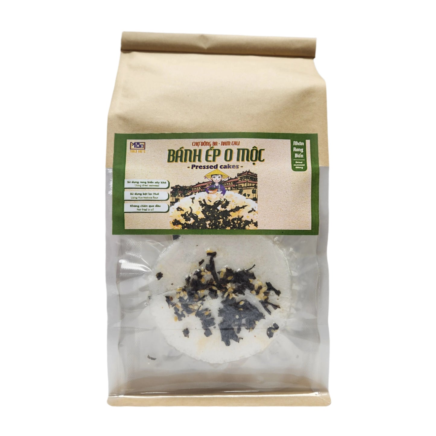 Bánh Ép O Mộc-Rong Biển | Pressed Cakes-Seaweed 160g