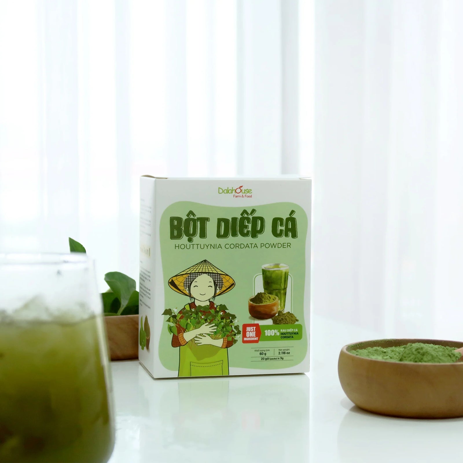 Bột Diếp Cá | Houttuynia Cordata Powder 60g