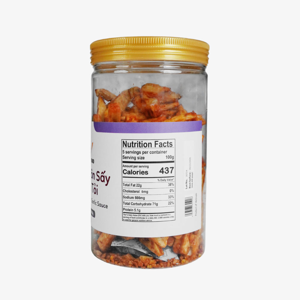 Khoai Môn Sấy Mắm Tỏi | Dried Taro With Garlic Sauce