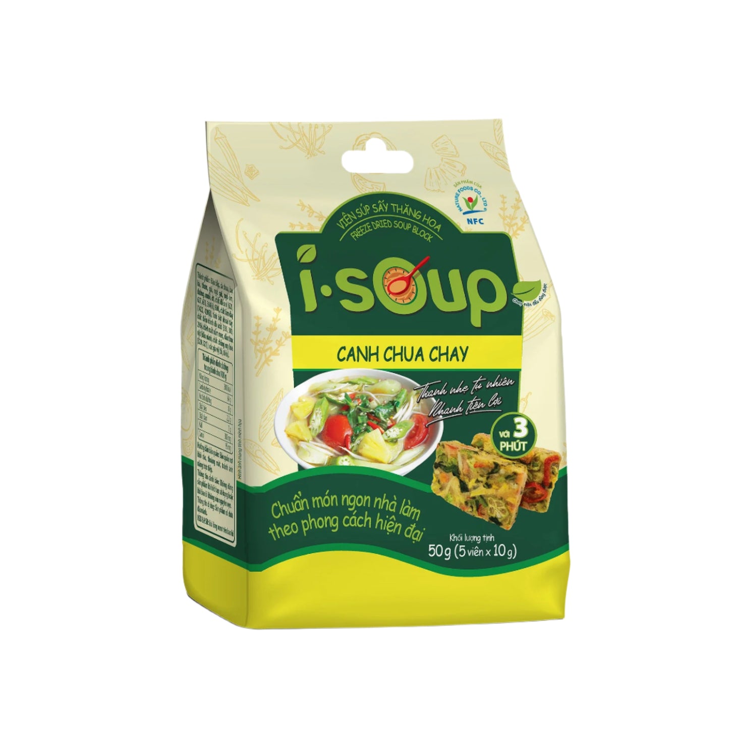 I-SOUP Viên Canh Sấy Lạnh | Freeze Dried Soup Block