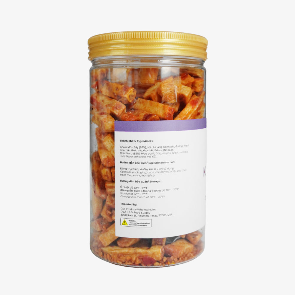 Khoai Môn Sấy Mắm Tỏi | Dried Taro With Garlic Sauce