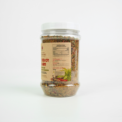 Muối Tiêu Ớt Rau Răm | Chili Pepper Salt with Vietnamese Coriander 300g