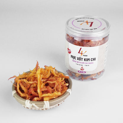 Mực Xốt Kim Chi | Squid with Kim Chi Sauce