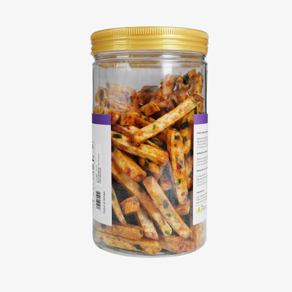 Khoai Môn Sấy Mắm Hành | Dried Taro With Onion Sauce