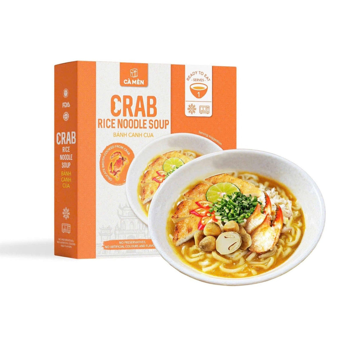 Bánh Canh Cua Cà Mèn | Crab Rice Noodles Soup Box 245g