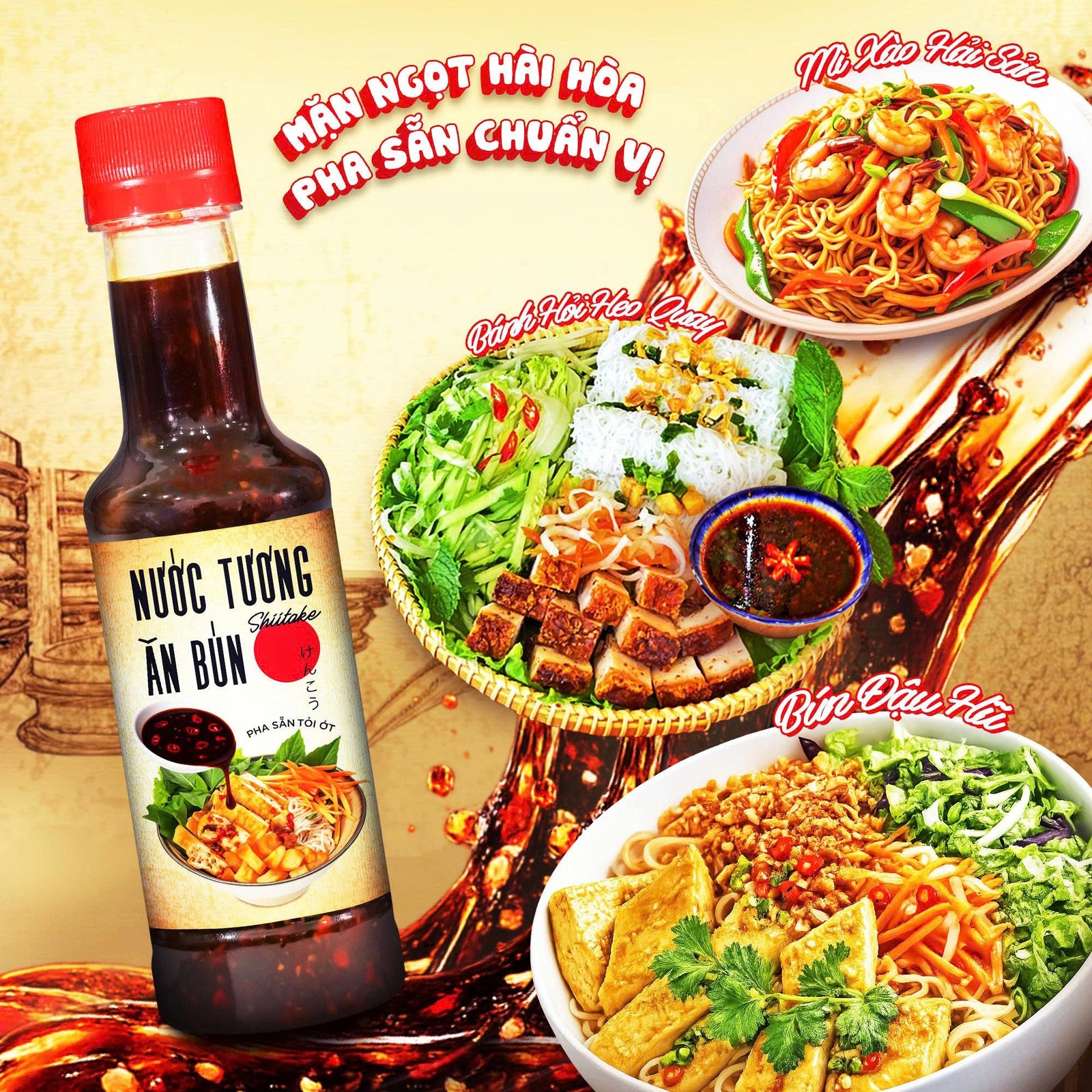 Nước Tương Pha Sẵn | Soya Sauce for Noodle 250ml
