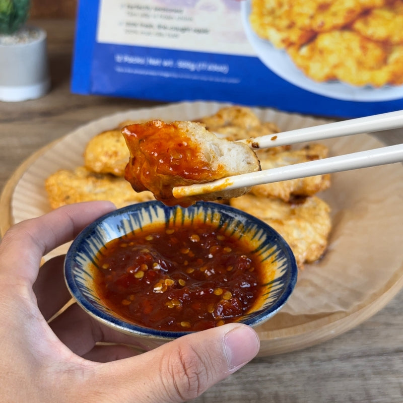 Chả Mực Hạ Long Chiên | Fried Squid Patties