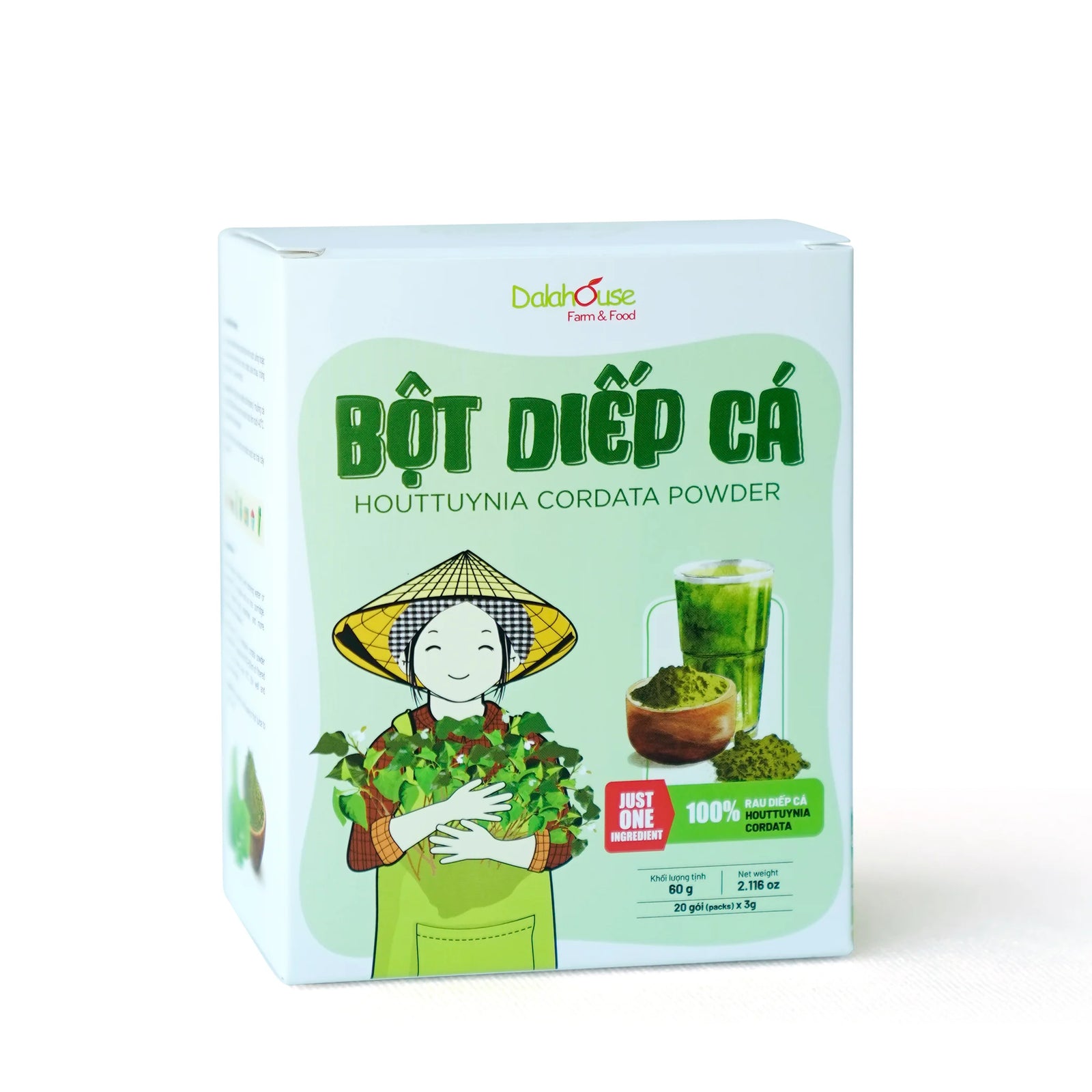 Bột Diếp Cá | Houttuynia Cordata Powder 60g