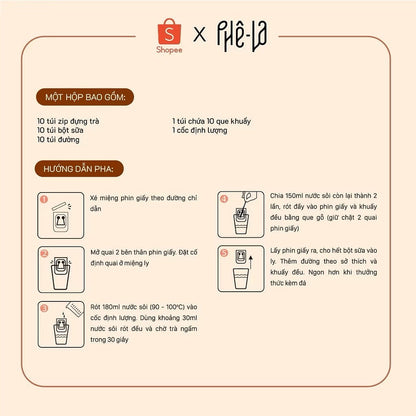 Phê La - Trà Sữa Ô Long Phin Giấy