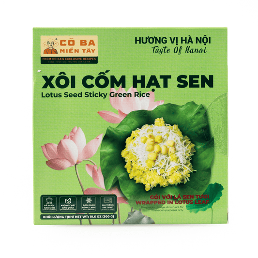 Xôi Cốm Hạt Sen | Lotus Seed Sticky Green Rice 300g