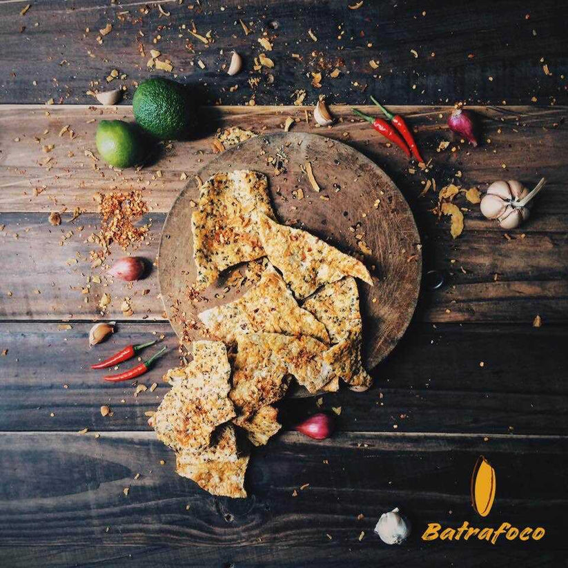 Bánh Tráng Mắm Tỏi Cô Ba | Dried Rice Paper with Fish Sauce and Garlic 150g