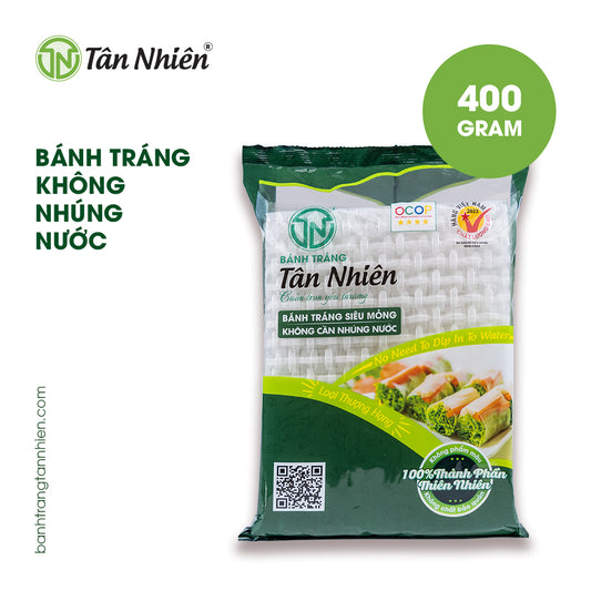 Bánh Tráng Không Nhúng Nước Tân Nhiên 400g
