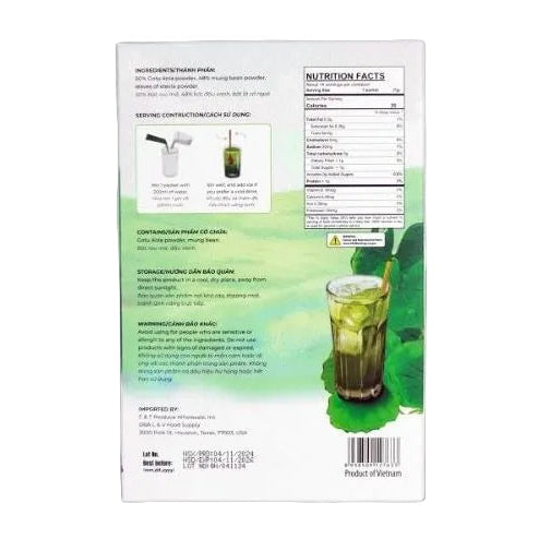Bột Rau Má Đậu Xanh | Gotu Kola Mix Mung Bean Powder 98g