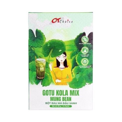 Bột Rau Má Đậu Xanh | Gotu Kola Mix Mung Bean Powder 98g
