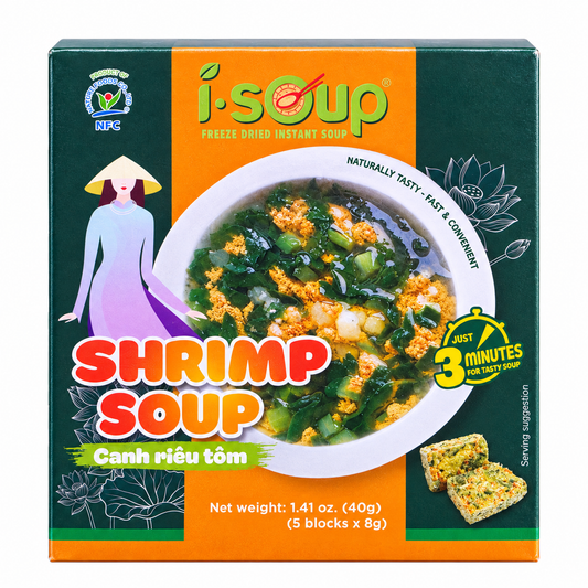 I.SOUP Canh Riêu Tôm | Freeze-Dried Shrimp Soup 40g