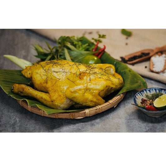 Gà Ủ Muối Hoa Tiêu | Salt-Baked Chicken