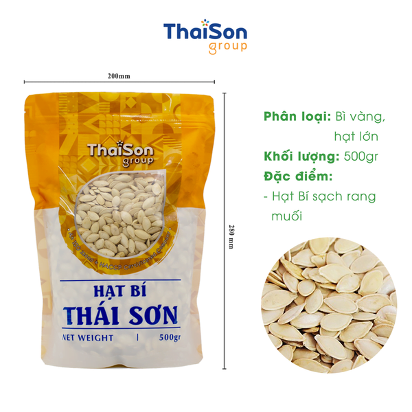 Hạt Bí Thái Sơn | Thai Son Pumpkin Seeds 500g
